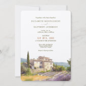 Cote d'Azur, Franse wijkbestemming bruiloft Kaart (Voorkant)