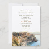 Cote d'Azur French Coastal Destination Wedding IV Kaart (Voorkant)