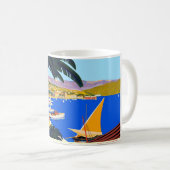  Cote d'Azur Hiver Ete Bandol Reismok Koffiemok (Voorkant rechts)