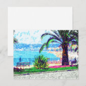 Cote d'Azur - Ik hoop dat je hier was Briefkaart (Voorkant / Achterkant)