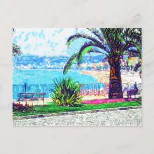 Cote d'Azur - Ik hoop dat je hier was Briefkaart