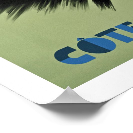 Cote d'Azur Poster (Hoek)