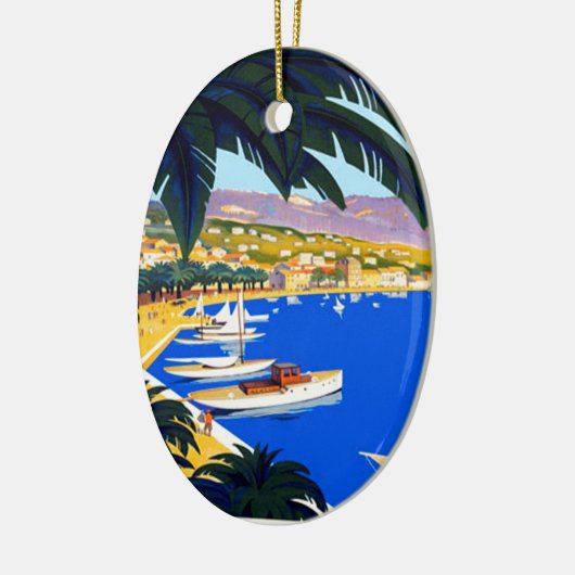 Cote d'Azur Reizen Ornament (Links)