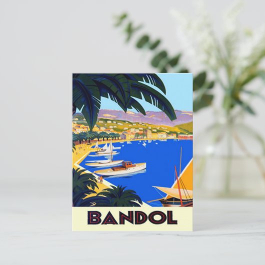  Cote D'Azur Travel Briefkaart (Staand voorkant)