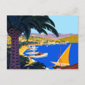  Cote D'Azur Travel Briefkaart (Voorkant)