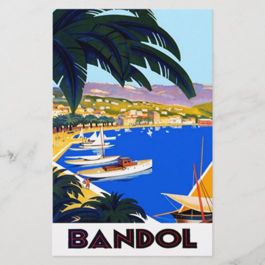 Cote D'Azur Travel Briefpapier (Voorkant)