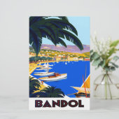 Cote D'Azur Travel Briefpapier (Staand voorkant)