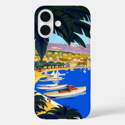  Cote D'Azur Travel Case-Mate iPhone Case (Achterkant)