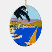 Cote D'Azur Travel Keramisch Ornament (Rechts)