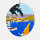 Cote D'Azur Travel Keramisch Ornament (Links)