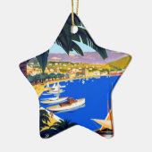 Cote D'Azur Travel Keramisch Ornament (Links)