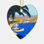 Cote D'Azur Travel Keramisch Ornament (Links)