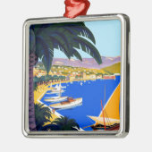 Cote D'Azur Travel Metalen Ornament (Links)