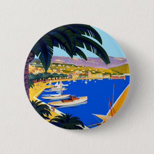 Cote D'Azur Travel Ronde Button 5,7 Cm