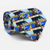  Cote D'Azur Travel Stropdas (Opgerold)