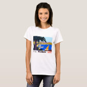  Cote D'Azur Travel T-shirt (Voorkant volledig)