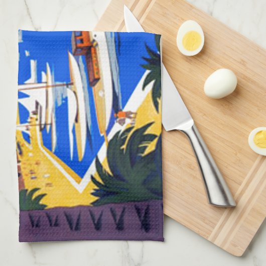  Cote D'Azur Travel Theedoek (Quarter Fold)