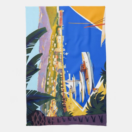  Cote D'Azur Travel Theedoek (Verticaal)