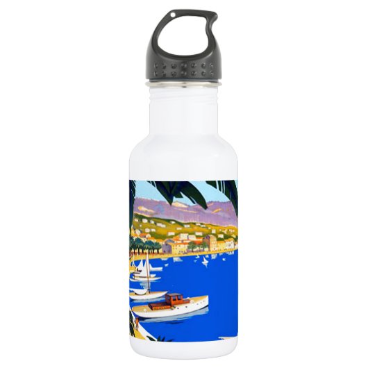 Cote D'Azur Travel Waterfles (Voorkant)