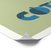 Cote D'azure France Vitage Poster (Hoek)