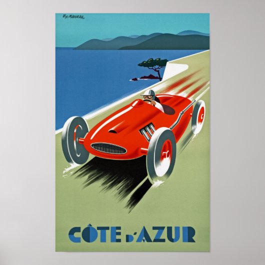 Cote d'Azure Poster (Voorkant)