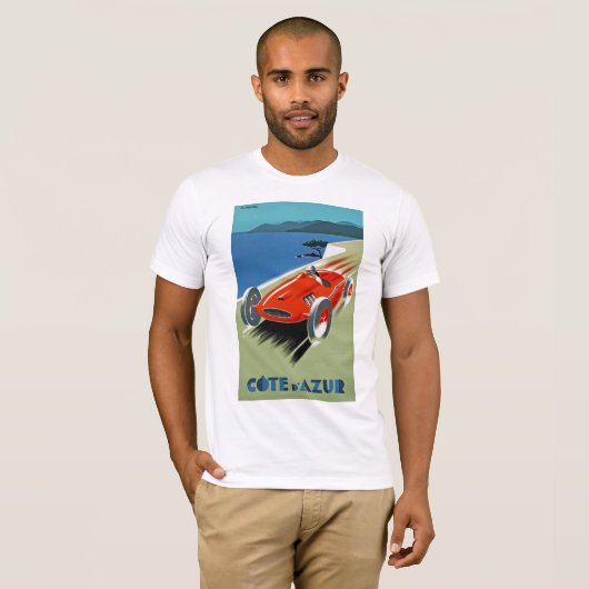 Cote d'Azure T-shirt (Voorkant volledig)