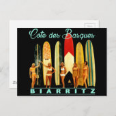 Côte des Basques Biarritz Briefkaart (Voorkant / Achterkant)
