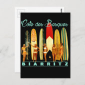 Côte des Basques Biarritz Briefkaart (Voorkant / Achterkant)