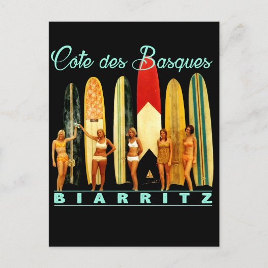 Côte des Basques Biarritz Briefkaart (Voorkant)