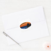 Côte des Basques Biarritz Vierkante Sticker (Envelop)