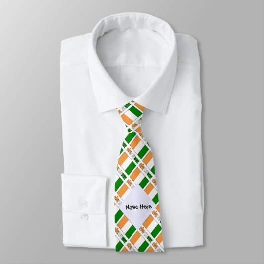 Côte D'Ivoire en Ivoorkust Vlag Stropdas (Gebonden)