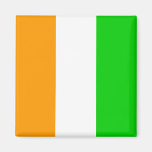 Cote Divoire Flag van hoge kwaliteit Magneet
