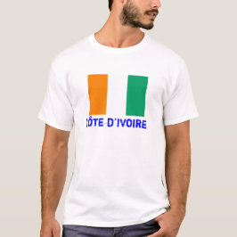 COTE D'IVOIRE*- Vlag T-shirt ()
