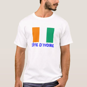 COTE D'IVOIRE*- Vlag T-shirt ()
