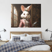 Cotillion Konijn Canvas Afdruk (Insitu (Slaapkamer))