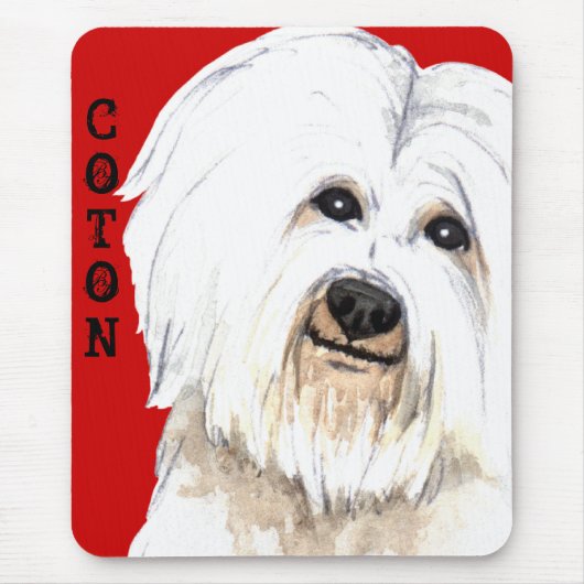 Coton Color Block Muismat (Voorkant)
