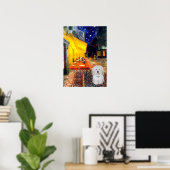 Coton de Tulear 4b - Cafe Poster (Thuiskantoor)