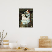 Coton de Tulear 7 - Ophelia Zittend Poster (Keuken)
