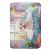 Coton de Tulear Bad Tijd Fluffy Badkamer Decor Badmat (Voorkant Verticaal)