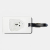 Coton de Tulear Bagagelabel (Achterkant horizontaal)