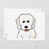 Coton de Tulear Caricature Briefkaart (Voorkant / Achterkant)