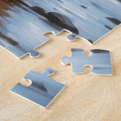 Coton De Tulear Dog Christmas Snow Holiday Legpuzzel (Zijkant)