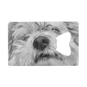 Coton de Tulear dog Creditkaart Flessenopener