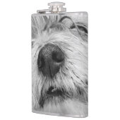 Coton de Tulear dog Heupfles (Links)