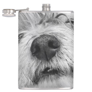 Coton de Tulear dog Heupfles