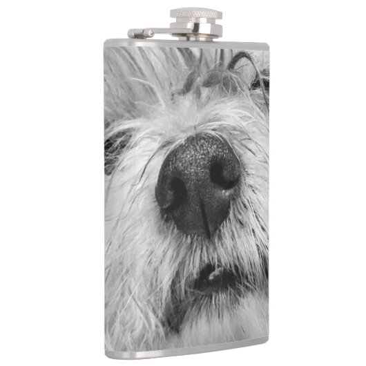 Coton de Tulear dog Heupfles (Rechts)