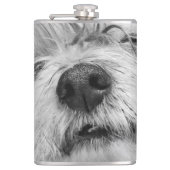 Coton de Tulear dog Heupfles (Voorkant)