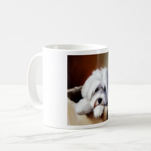 Coton de Tulear Dog Koffiemok (Voorkant links)
