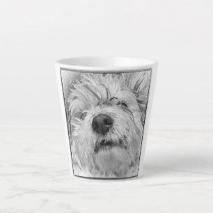 Coton de Tulear dog Latte Mok