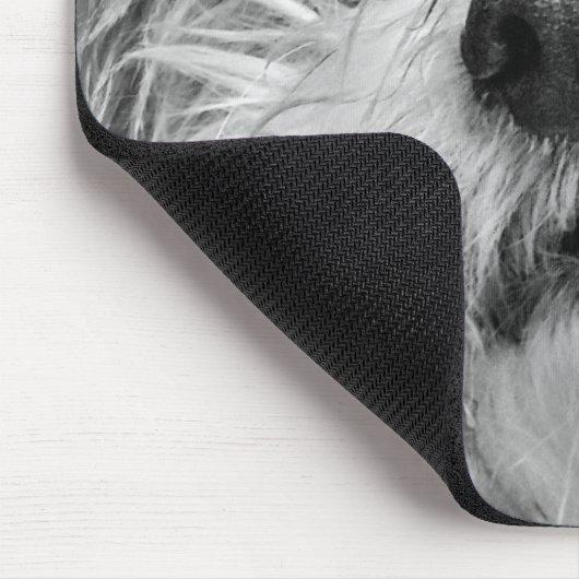 Coton de Tulear dog Muismat (Hoek)